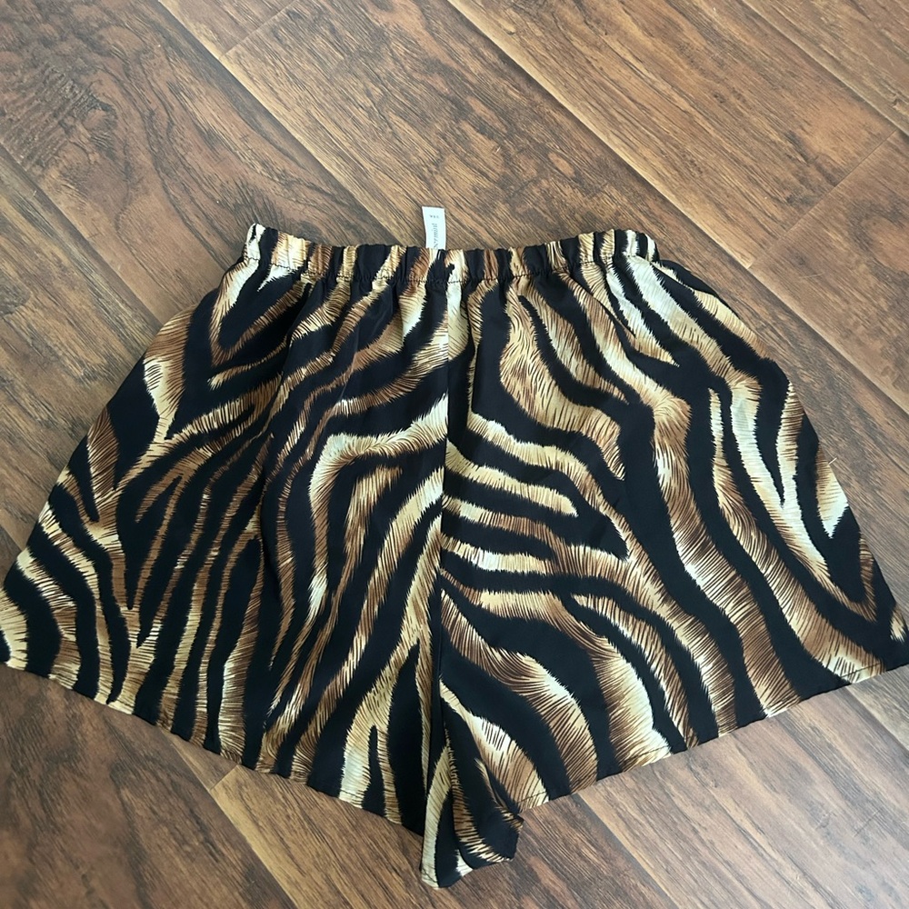 Tiger print shorts 🐯🐅 Got from a boutique!